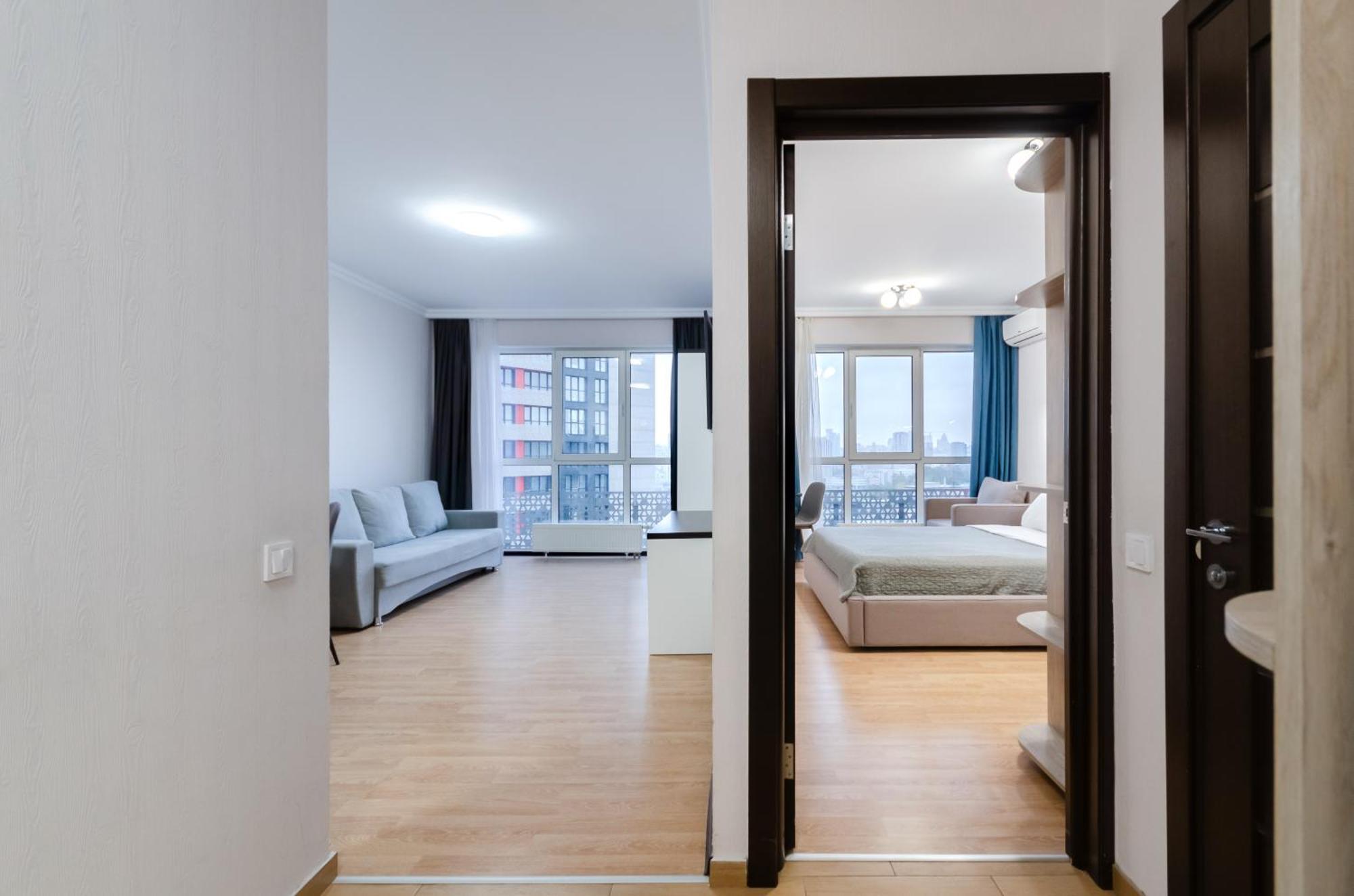 קייב Petrovdom 41B-59B-90B-77B Stunning City View Apartments At Rc Kvartet, Central Railway Station מראה חיצוני תמונה
